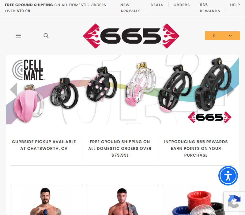 665 Leather gay sex shop homepage